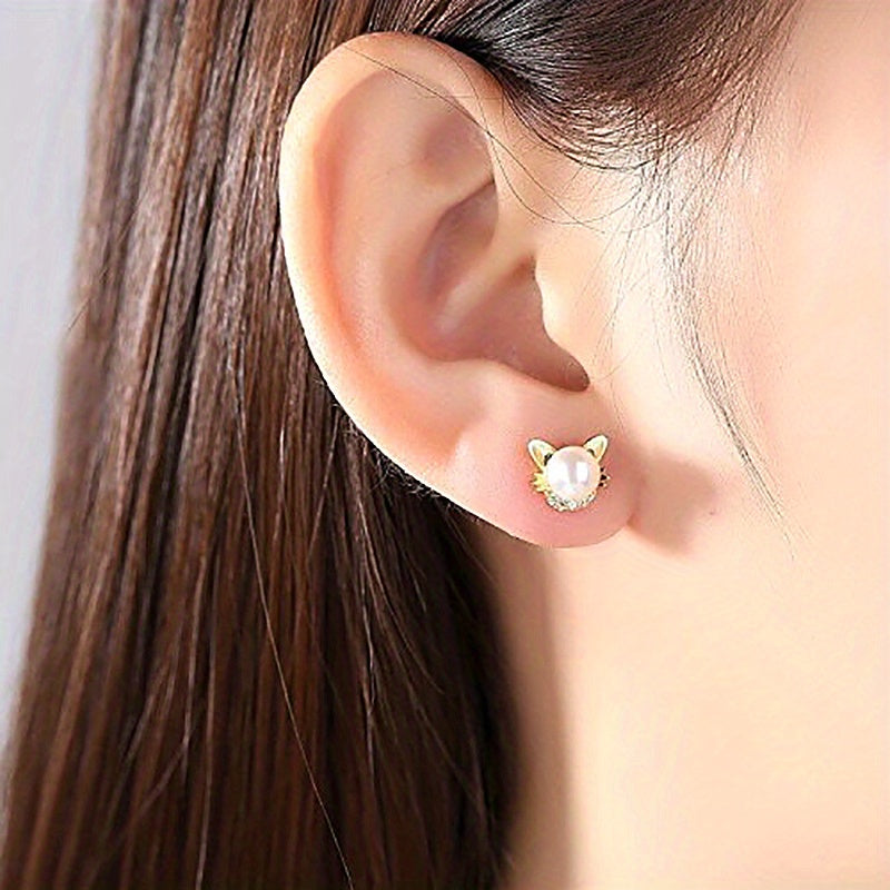 3-Piece Cat Design Jewelry Set – Creative and Versatile Fashion Accessories