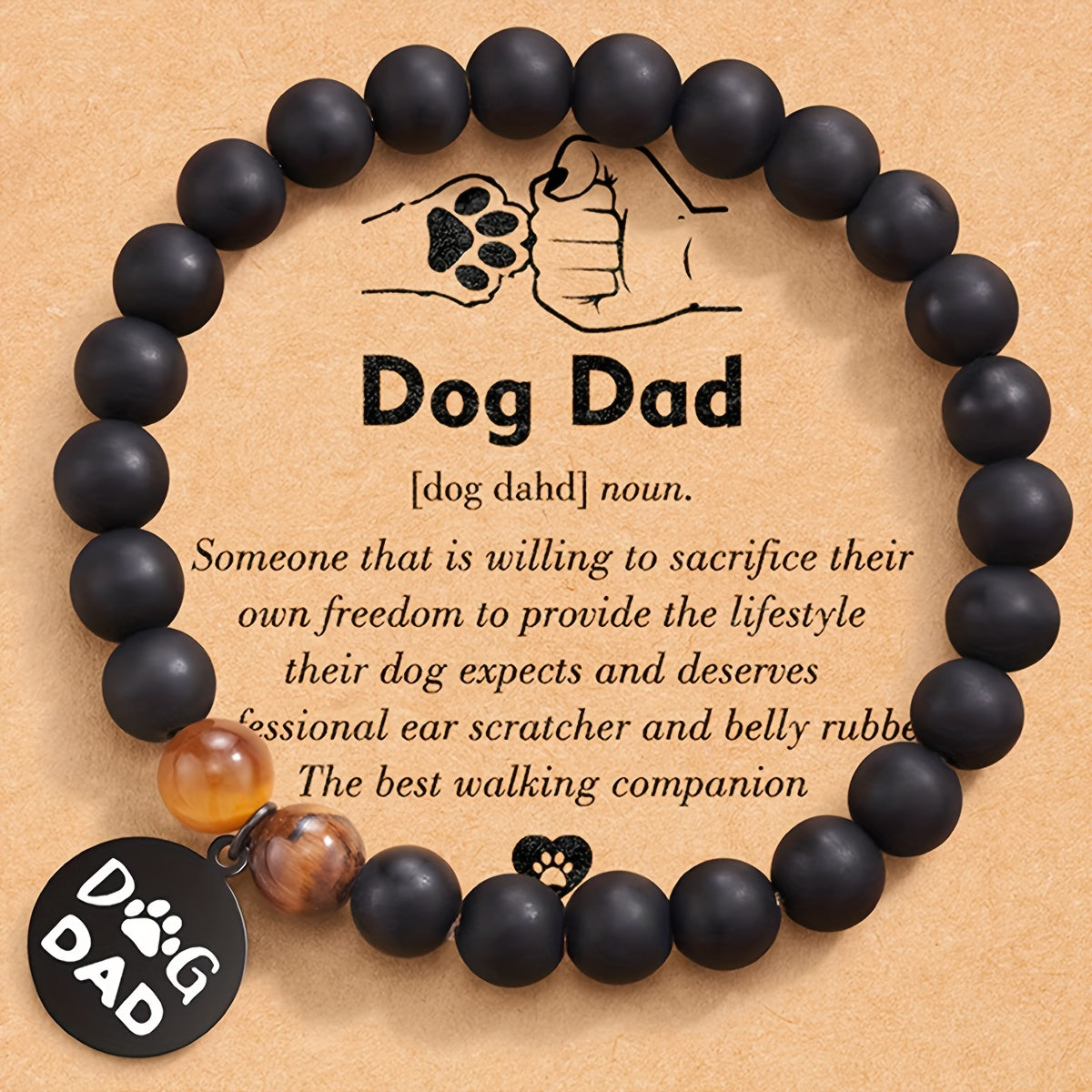 1pc Charm Bracelet for Dog Moms and Dads – The Perfect Gift for Pet Lovers