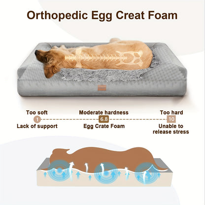 Gimars Orthopedic Thicken Egg Foam Dog Bed – Ultimate Comfort for Dogs of All Sizes