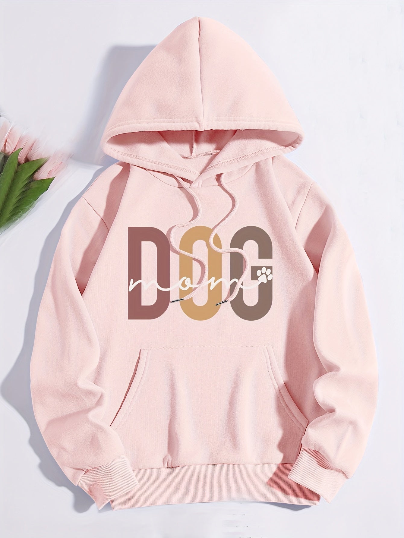 Dog Mom Print Hoodie – Cozy and Stylish for Every Proud Pet Parent