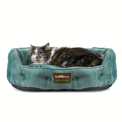 ClevaHome Round Cat Bed – Cozy Comfort for Small Pets