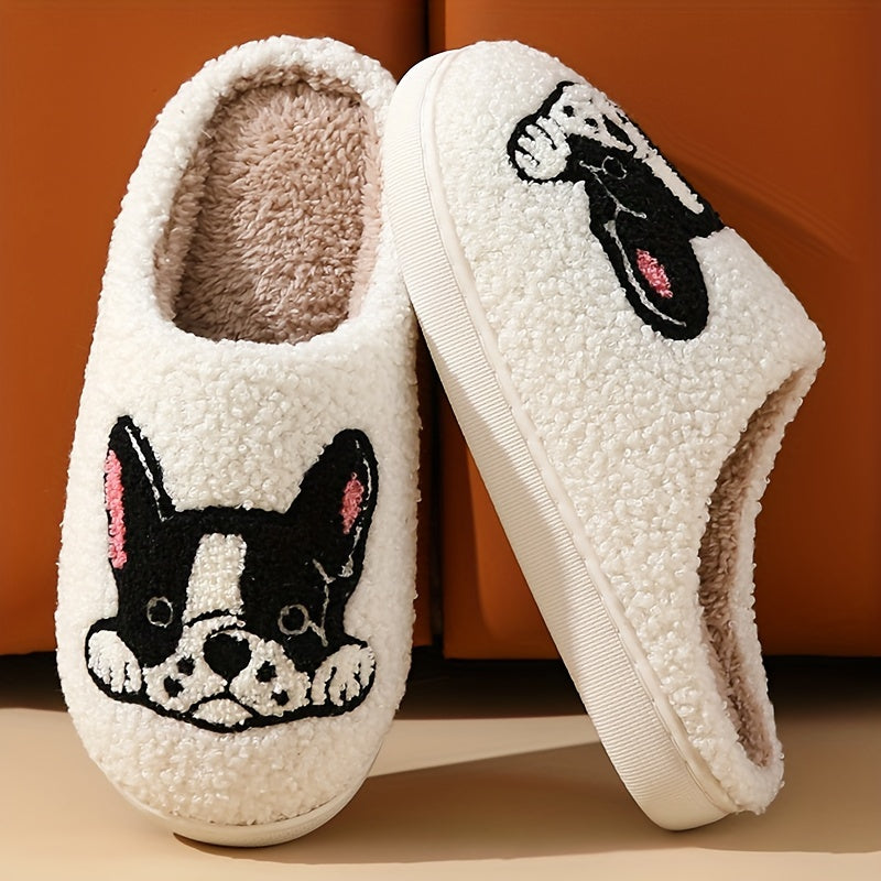 Cozy French Bulldog Slippers – Warmth and Comfort for Women & Couples