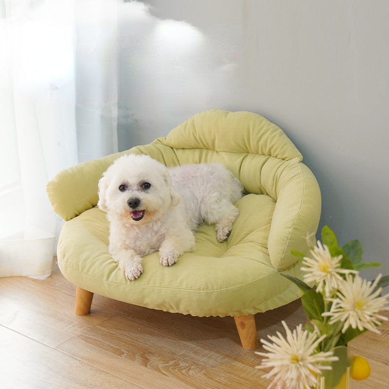 Cozy Pet Day Bed - All-Season Comfort with Removable Washable Cover