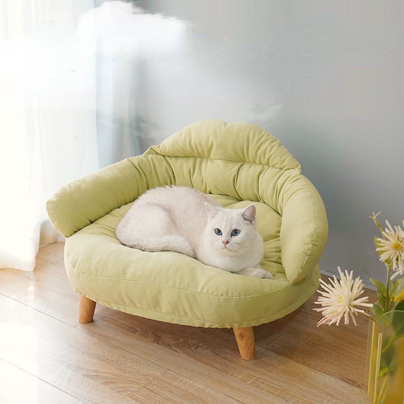 Cozy Pet Day Bed - All-Season Comfort with Removable Washable Cover