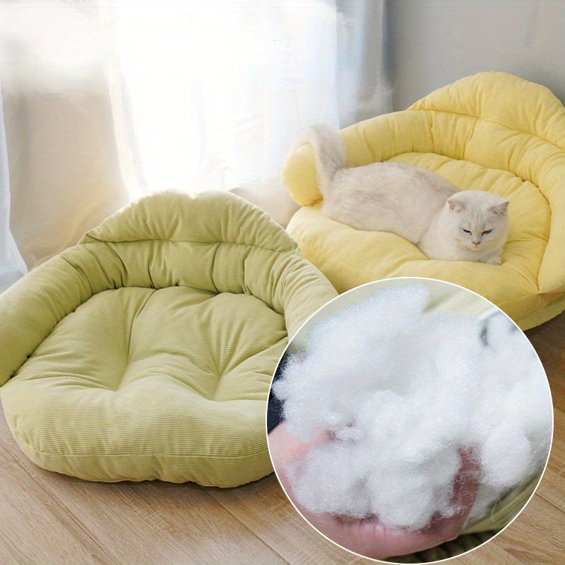 Cozy Pet Day Bed - All-Season Comfort with Removable Washable Cover