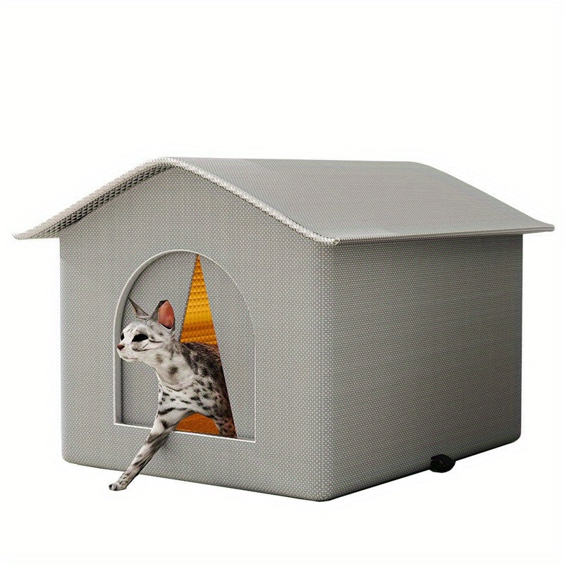 All-Season Waterproof Cat Nest – Cozy Outdoor Shelter for Stray Cats