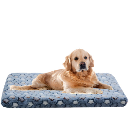 Dog Bed Mat Puppy Crate Pad – Comfortable Dog Sleeping Mat with Machine Washable Cover, Durable Dog Bed Mattress