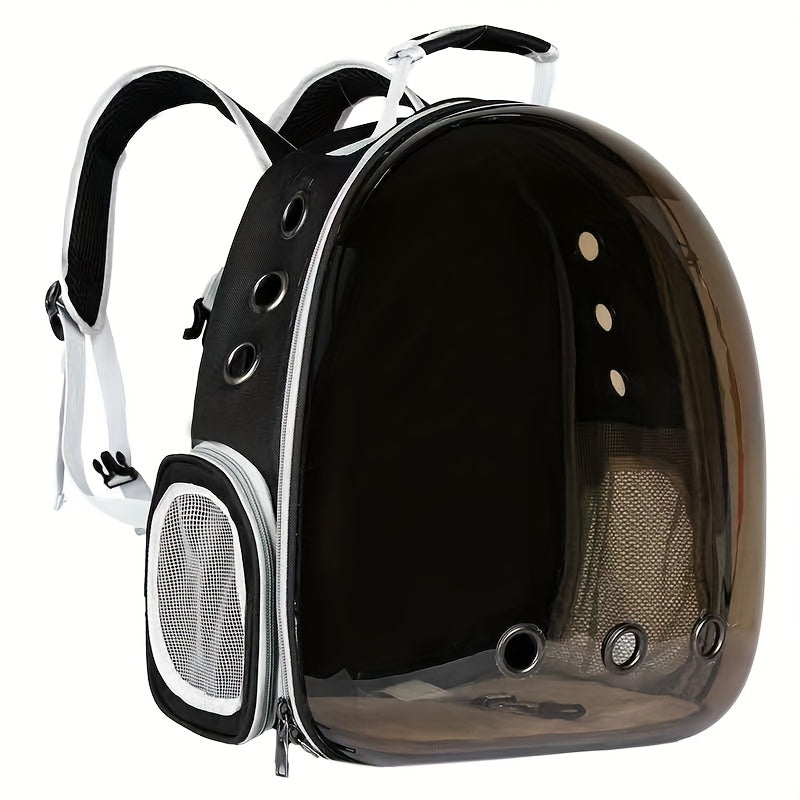 Transparent Space Capsule Cat Backpack – Portable & Breathable Pet Carrier for Travel