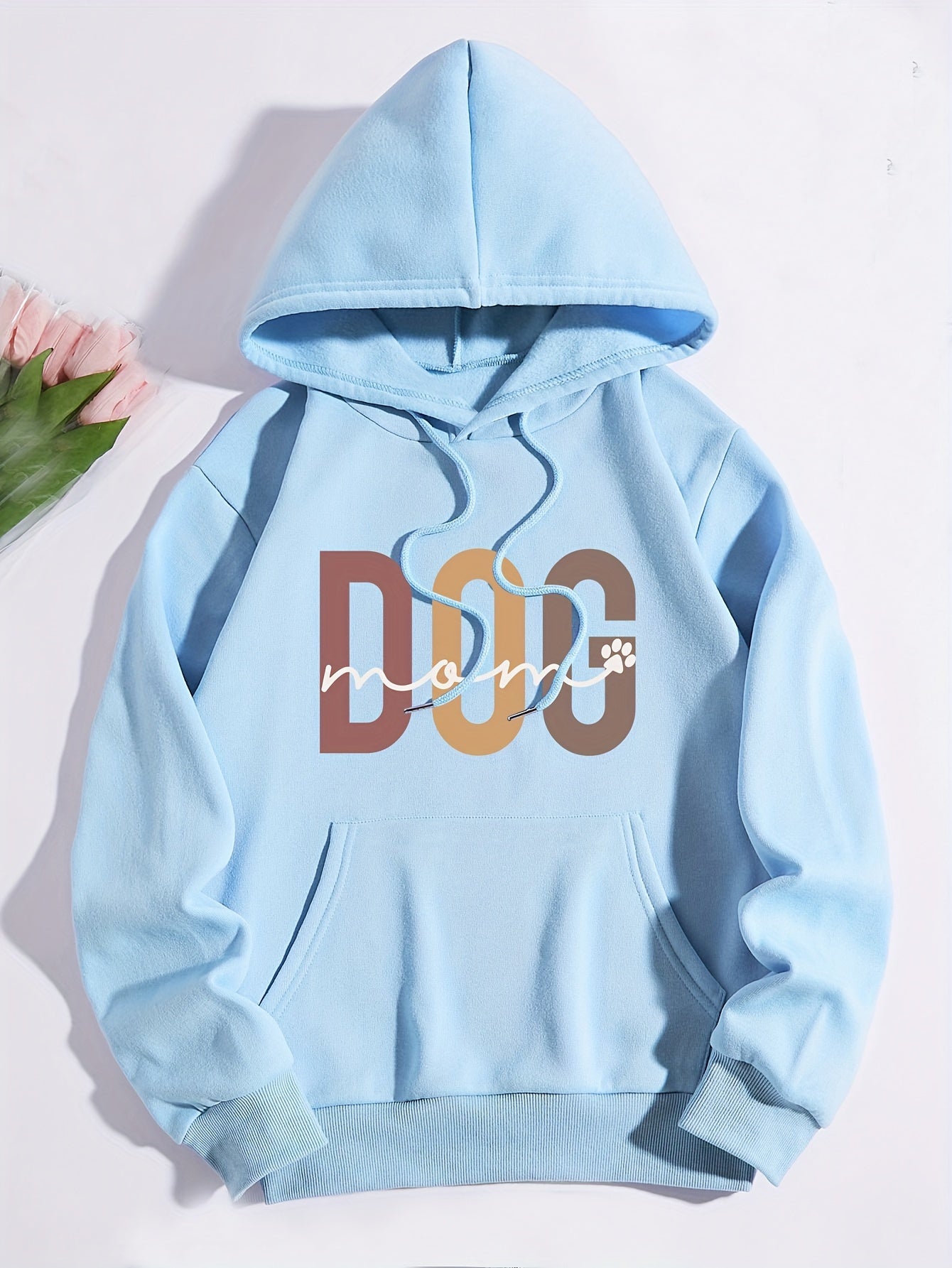 Dog Mom Print Hoodie – Cozy and Stylish for Every Proud Pet Parent