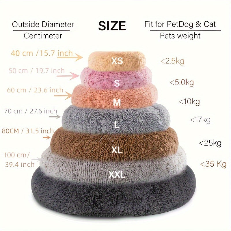 Ultimate Calming Plush Pet Cushion Sofa Bed