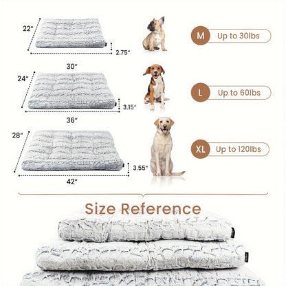 Bulldog & Labrador Haven – Cozy Fur Medium Dog Bed