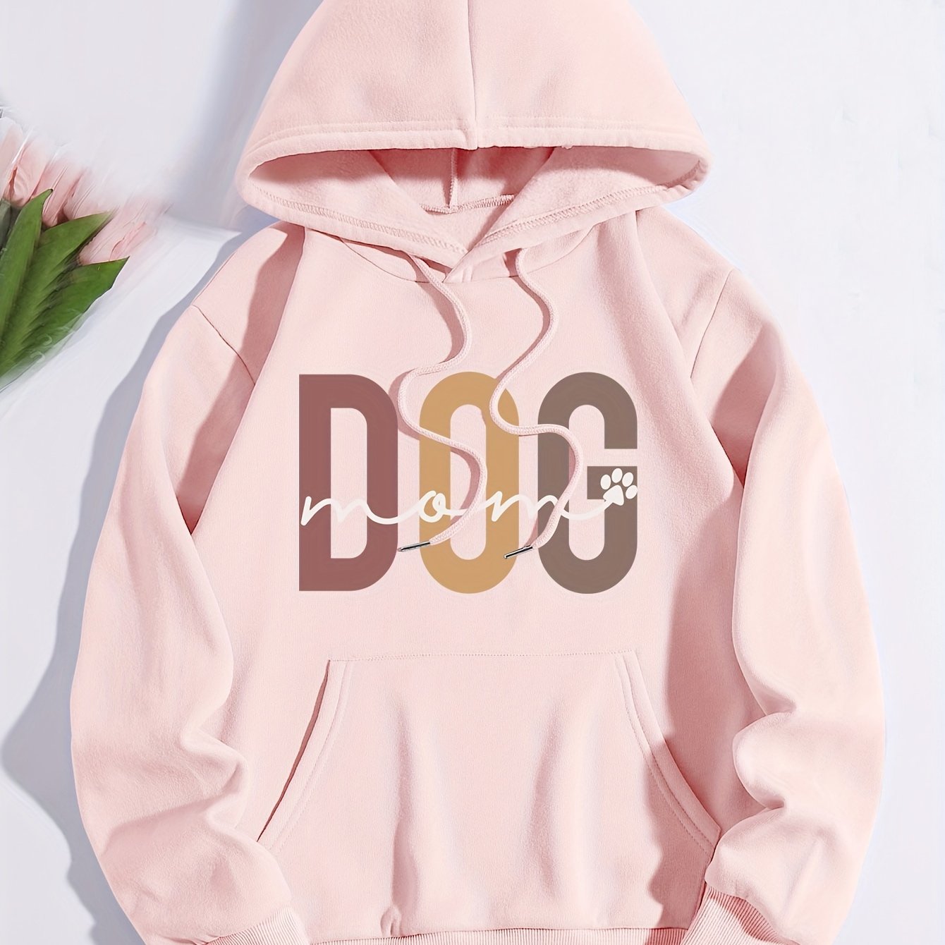 Dog Mom Print Hoodie – Cozy and Stylish for Every Proud Pet Parent