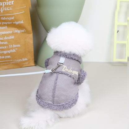 Pet Warm & Cozy Velvet Vest for Small Dogs – All-Season Comfort