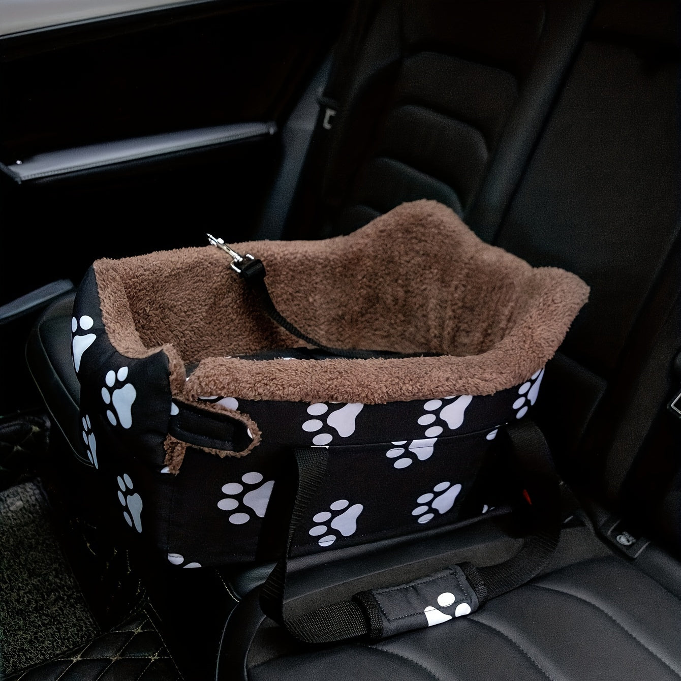 Portable Small Dog Car Seat: Multi-Functional Storage Bag for Dog Car Travel