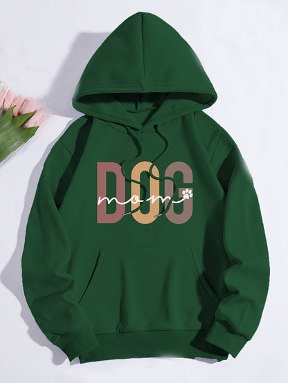 Dog Mom Print Hoodie – Cozy and Stylish for Every Proud Pet Parent