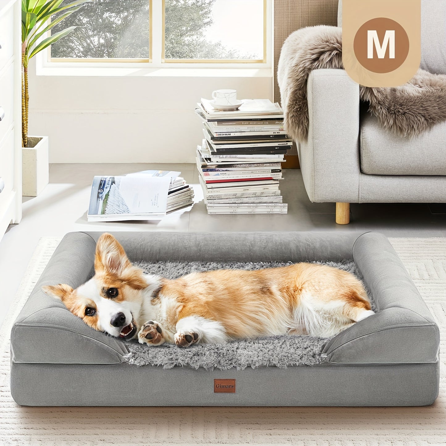 Gimars Orthopedic Thicken Egg Foam Dog Bed – Ultimate Comfort for Dogs of All Sizes