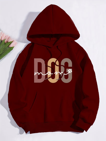 Dog Mom Print Hoodie – Cozy and Stylish for Every Proud Pet Parent