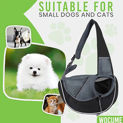 Mesh Ventilated Pet Carrier Backpack – Lightweight & Ergonomic Travel Bag for Cats & Dogs