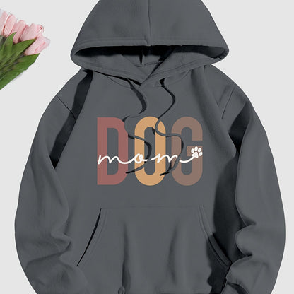 Dog Mom Print Hoodie – Cozy and Stylish for Every Proud Pet Parent