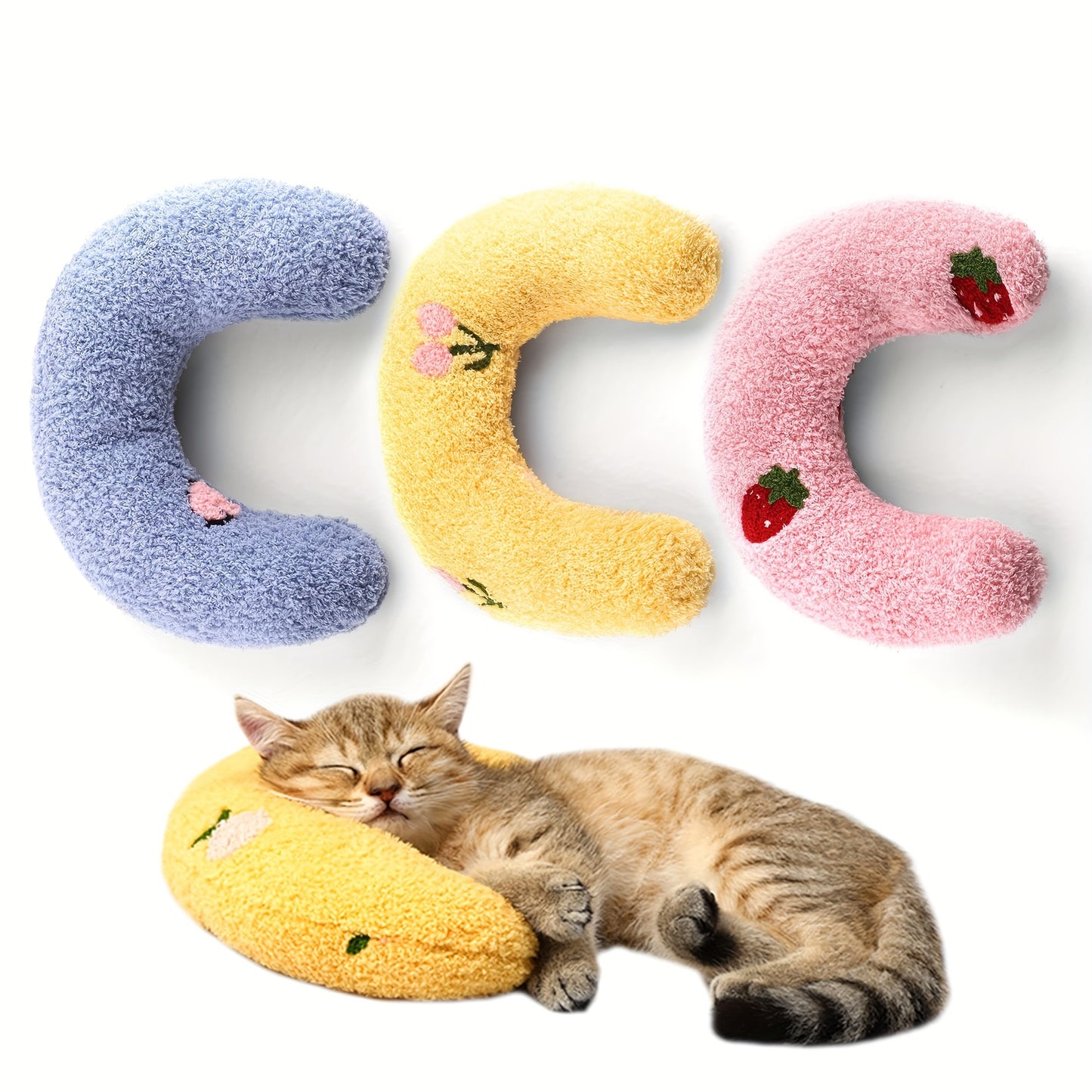 Comforting Memory Foam Cat Pillow – Chew-Resistant & Machine-Washable