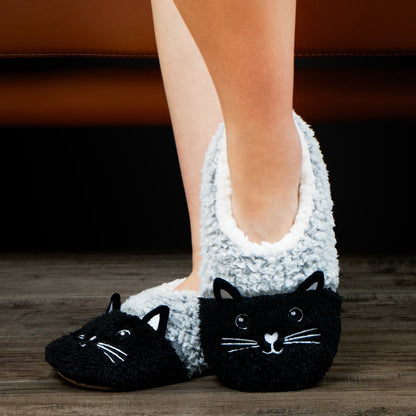 Women's Cute Cartoon Cat Design Slippers