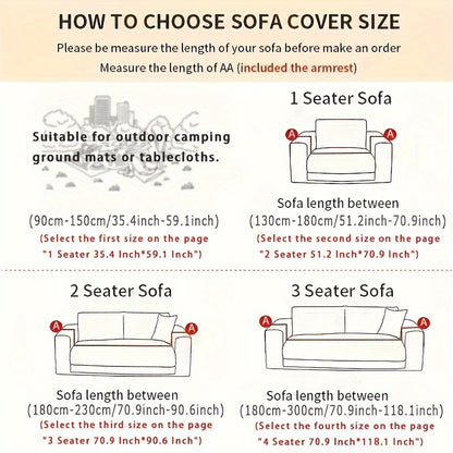 Scandinavian Style All-Season Sofa Cover – Modern Elegance for Your Home