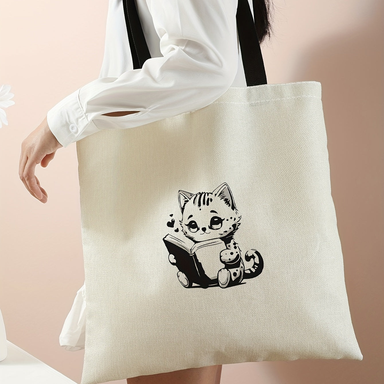 Kawaii Cute Cartoon Print Tote Bag