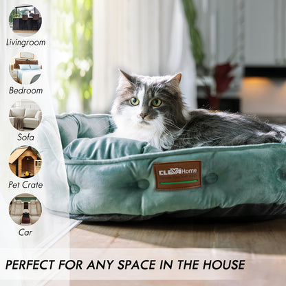 ClevaHome Round Cat Bed – Cozy Comfort for Small Pets