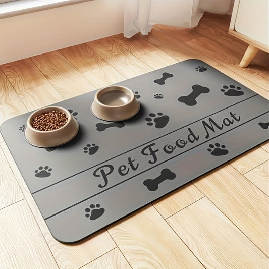 Diatom Mud Pet Feeding Mat - Non-Slip, Quick-Dry, Soft & Comfortable