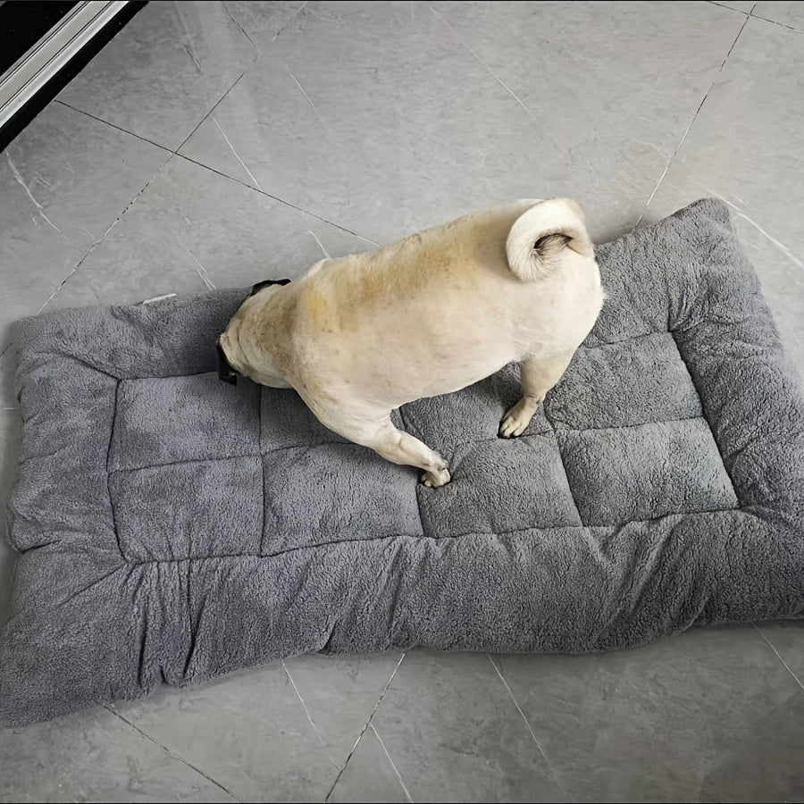 Extra-Thick Plush Dog Bed Mat – Cozy Comfort for Your Furry Friend