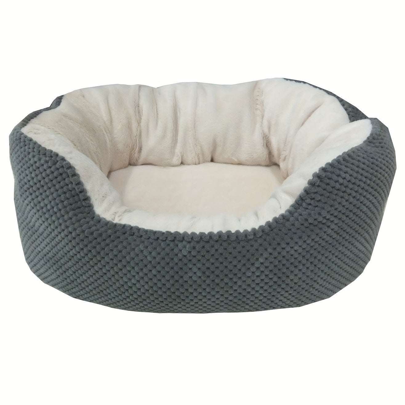 Multi-Color Oval Pet Bed – Year-Round Comfort for Your Furry Friend