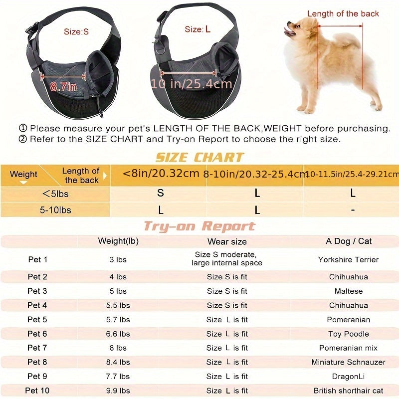 Mesh Ventilated Pet Carrier Backpack – Lightweight & Ergonomic Travel Bag for Cats & Dogs