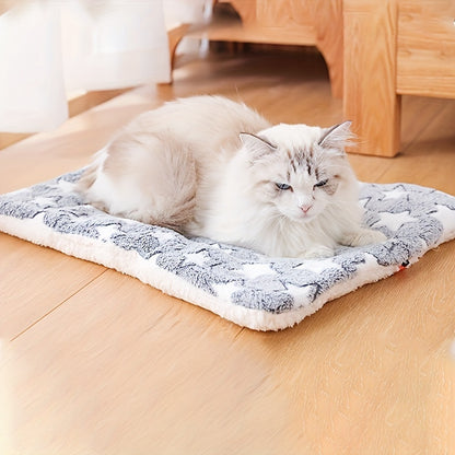 Winter Warm Soft Dog Crate Mat – Cozy Thickened Dog Bed Mat for Medium Dogs