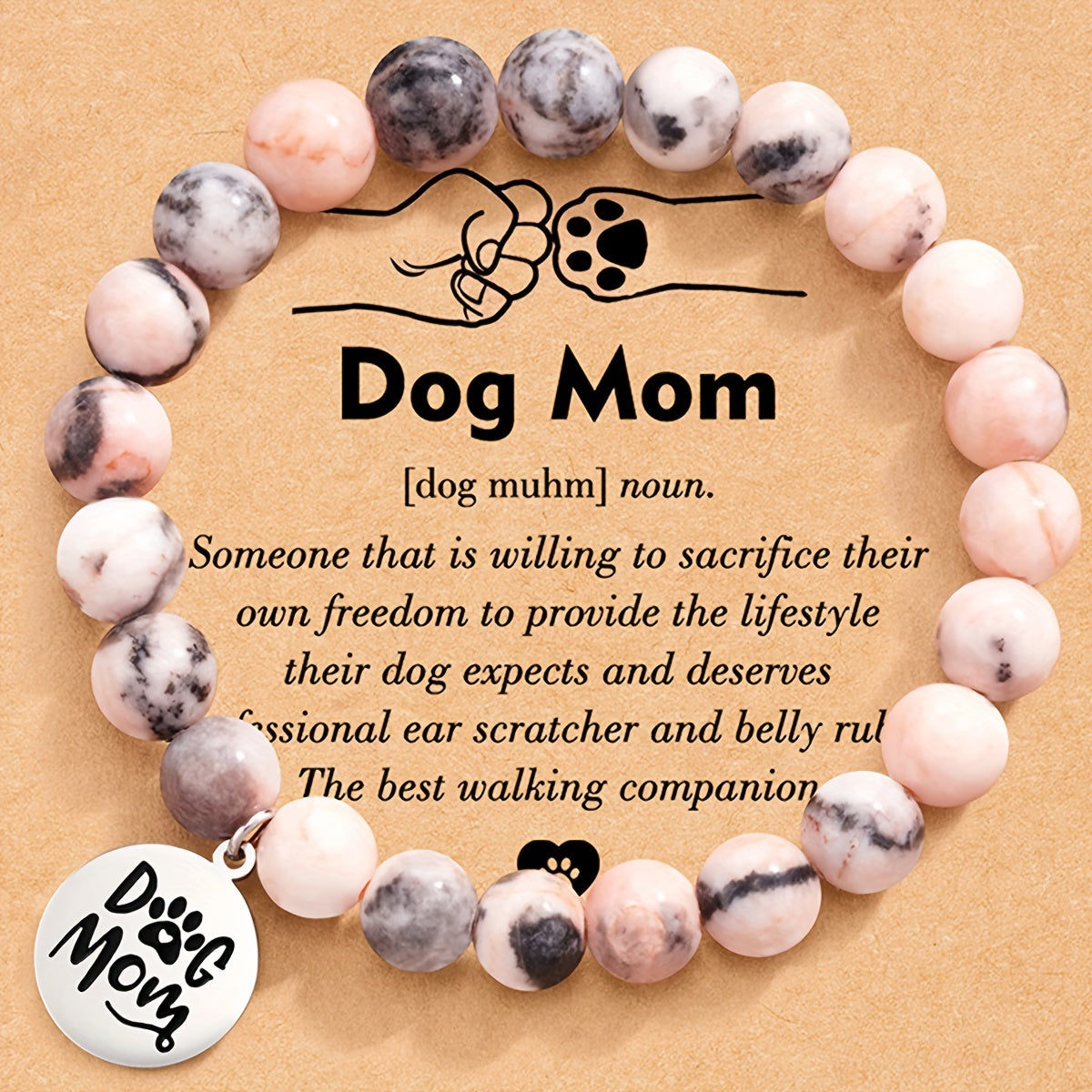 Charm bracelet, designed for proud dog moms and dads. Thoughtfully crafted, it’s the ideal gift for any occasion