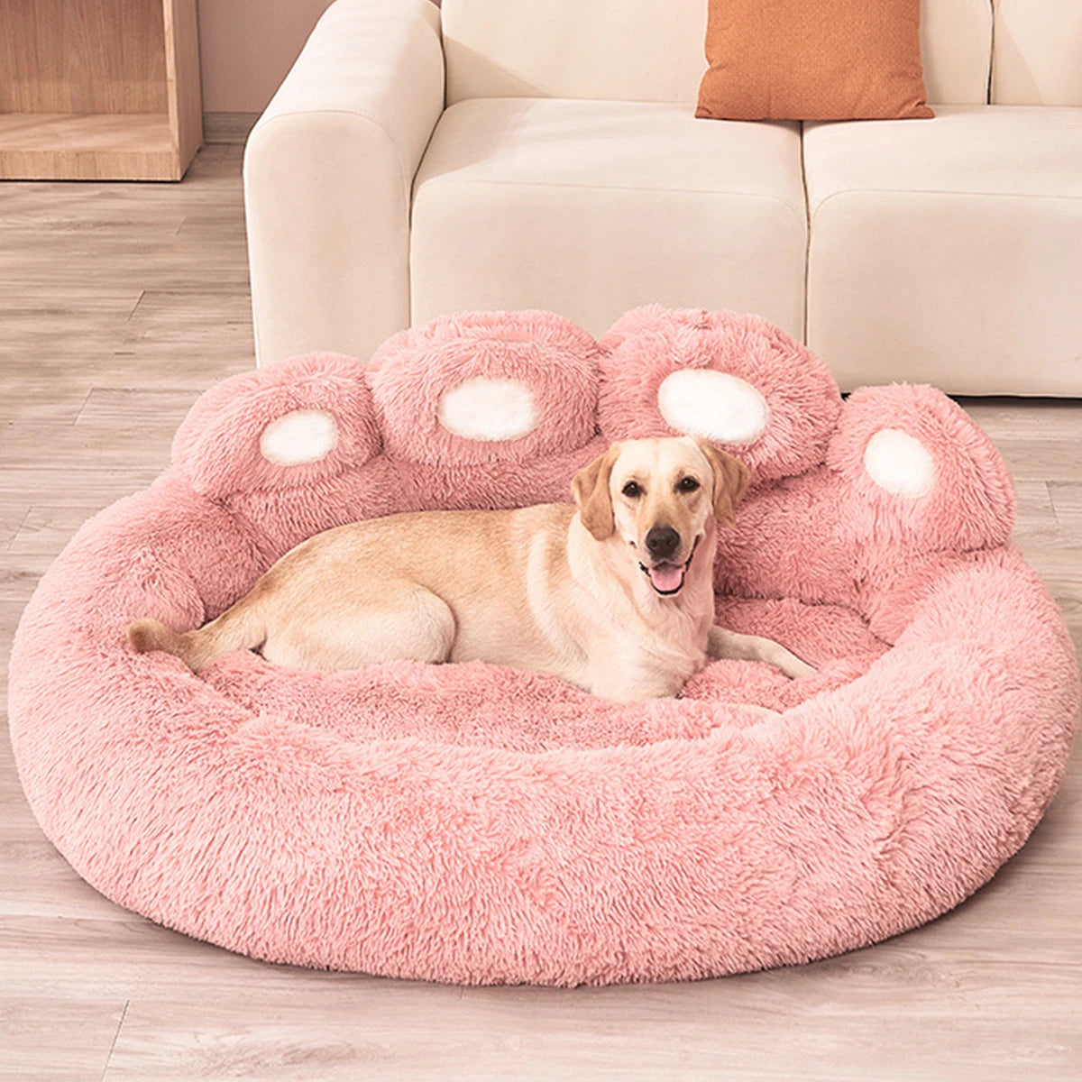 Pet Dog Sofa Bed - Warm Plush Washable Bed Mat for Small & Large Dogs