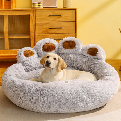 Pet Dog Sofa Bed - Warm Plush Washable Bed Mat for Small & Large Dogs