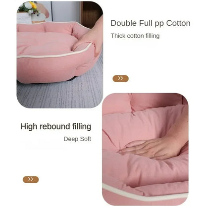 Dog Sofa Big Bed - Fluffy Bedding Accessory for All Breeds