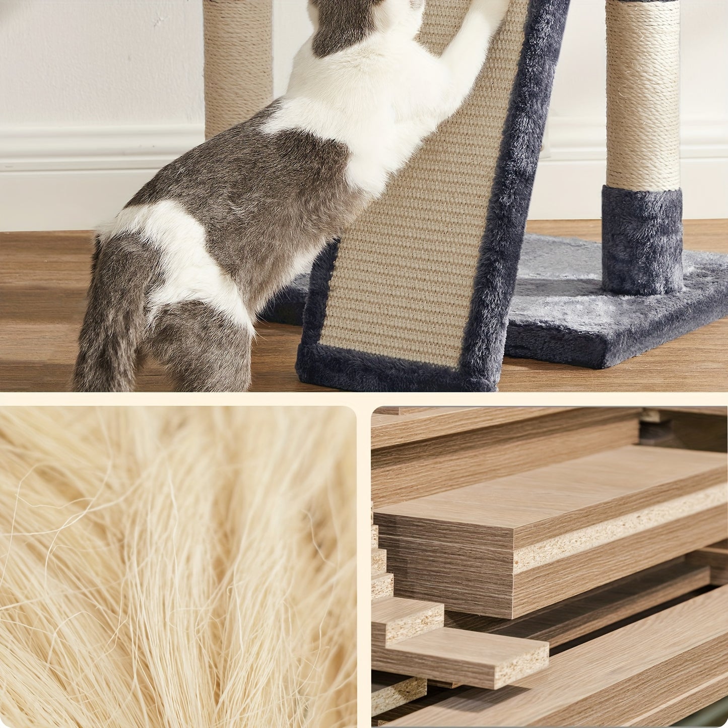 Feandrea Cat Tower – Compact Comfort for Cats of All Ages