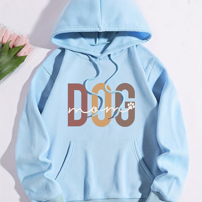 Dog Mom Print Hoodie – Cozy and Stylish for Every Proud Pet Parent