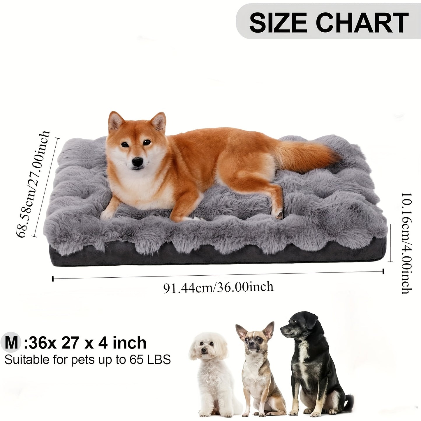 Extra Large Orthopedic Dog Bed – Plush Comfort for Large Breeds