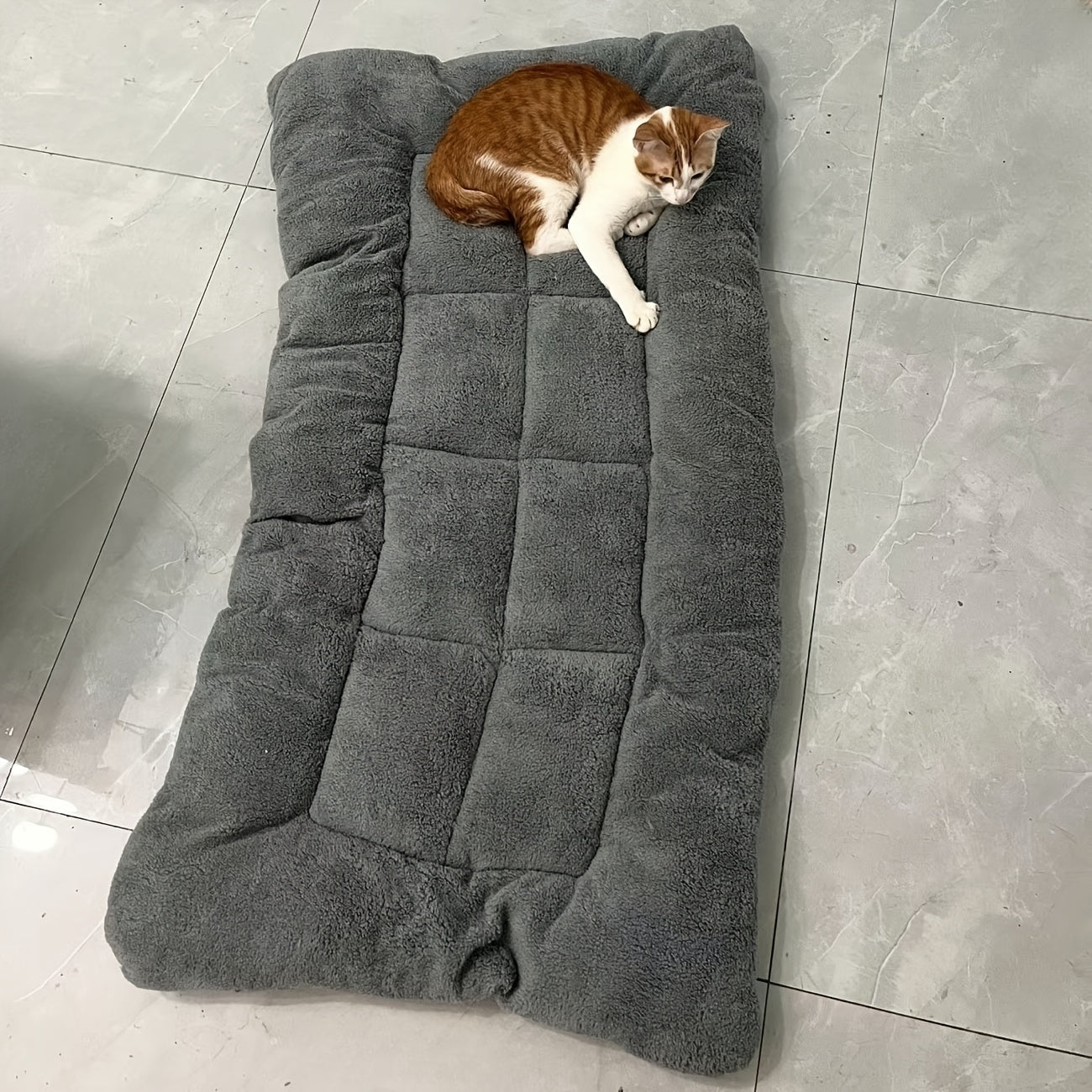 Extra-Thick Plush Dog Bed Mat – Cozy Comfort for Your Furry Friend