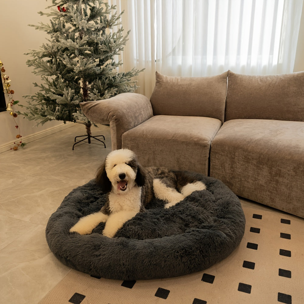 Ultimate Calming Plush Pet Cushion Sofa Bed