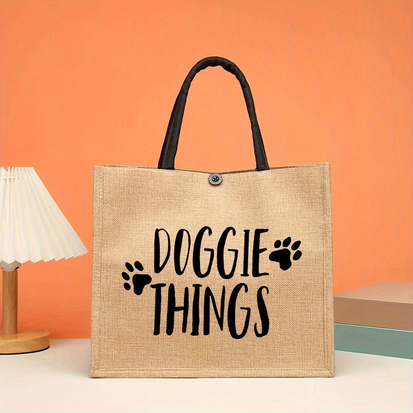 Linen Tote Bag for Women – The Perfect Gift for Dog Lovers