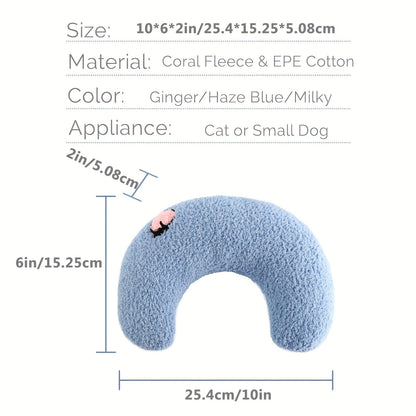 Comforting Memory Foam Cat Pillow – Chew-Resistant & Machine-Washable