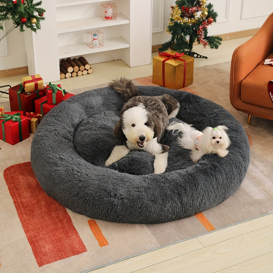 Ultimate Calming Plush Pet Cushion Sofa Bed