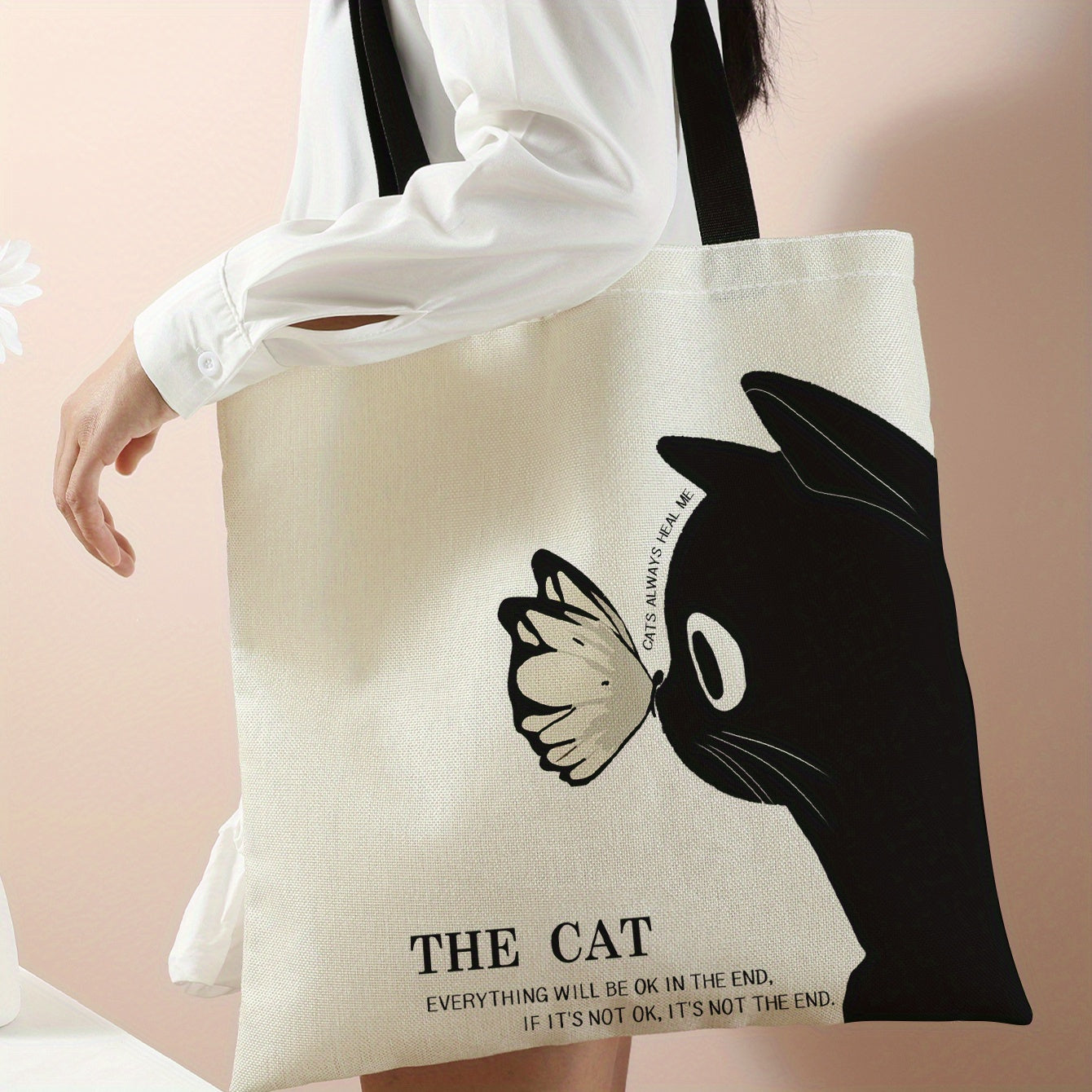 Kawaii Cute Cartoon Print Tote Bag