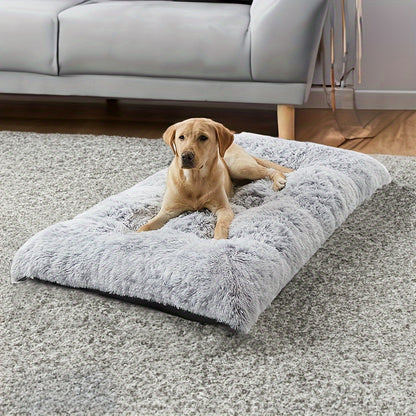 Luxury Plush Pet Bed - Washable Kennel Pad for Small to Large Dogs