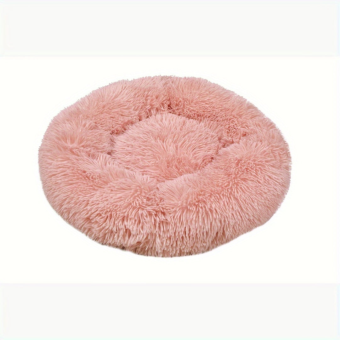 Plush Dog Kennel – The Ultimate Donut Hugging Bed for Your Furry Friend