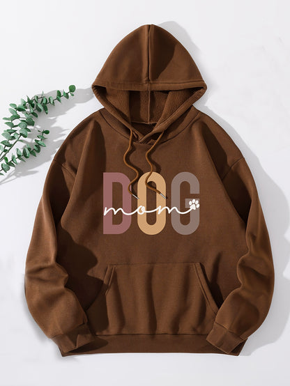 Dog Mom Print Hoodie – Cozy and Stylish for Every Proud Pet Parent