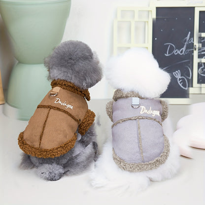 Pet Warm & Cozy Velvet Vest for Small Dogs – All-Season Comfort